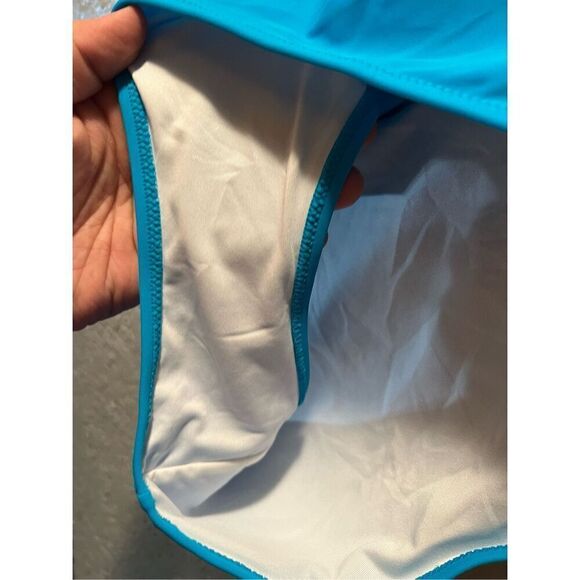 PINK Victorias Secret Blue V Crossover Bikini Bottom NEW Size XXL - Picture 7 of 14